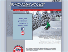 Tablet Screenshot of northpennskiclub.org